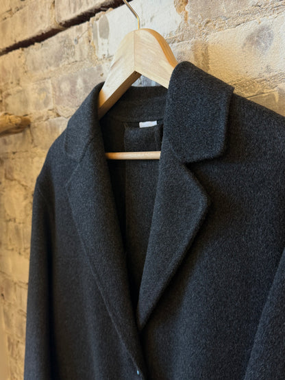 Double Wool Coat - Blue