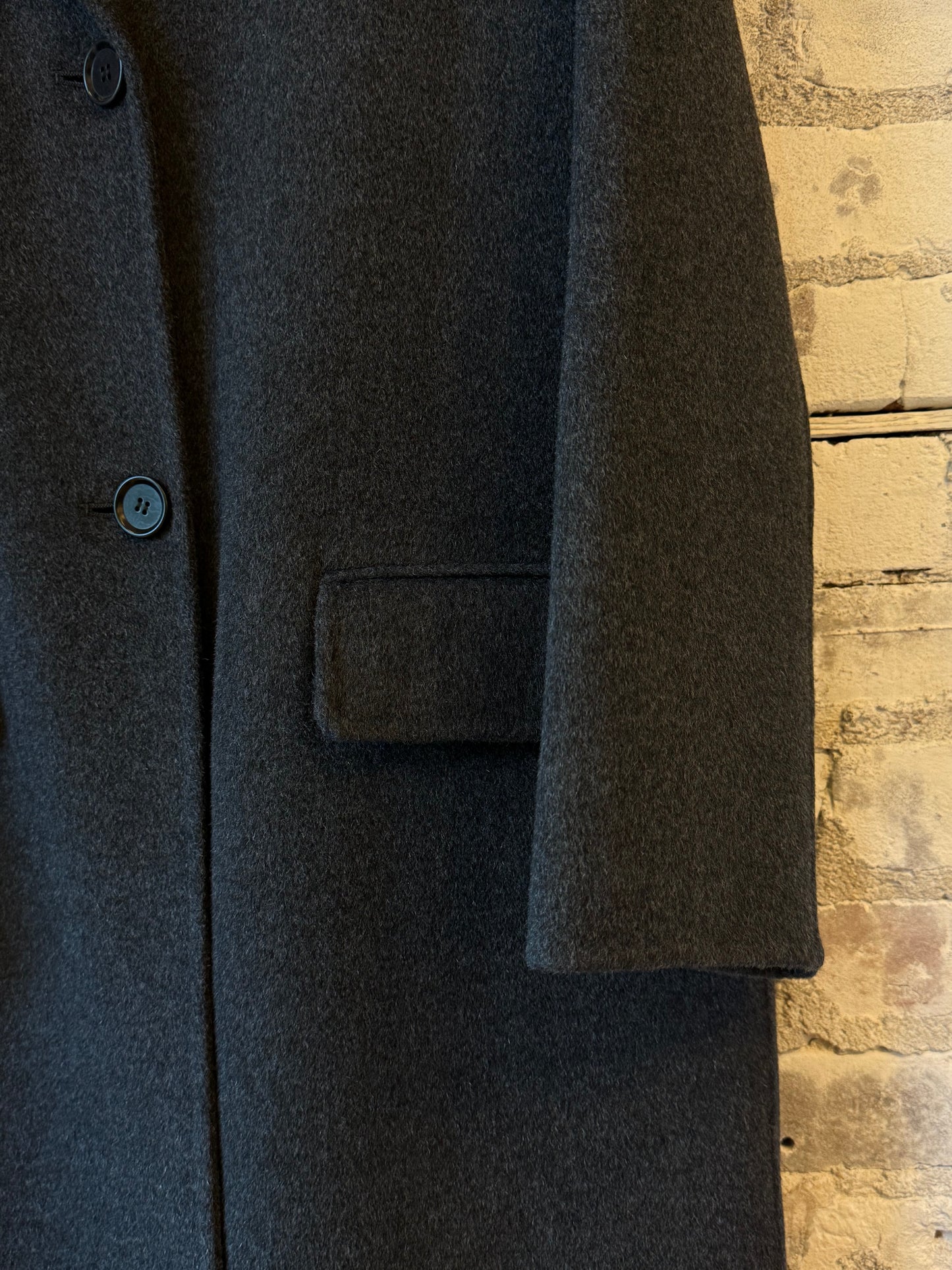 Double Wool Coat - Blue