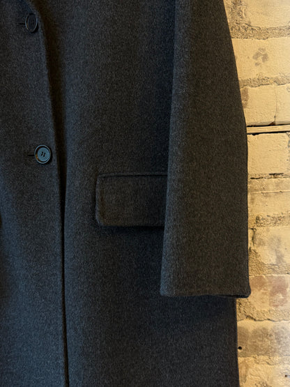 Double Wool Coat - Blue