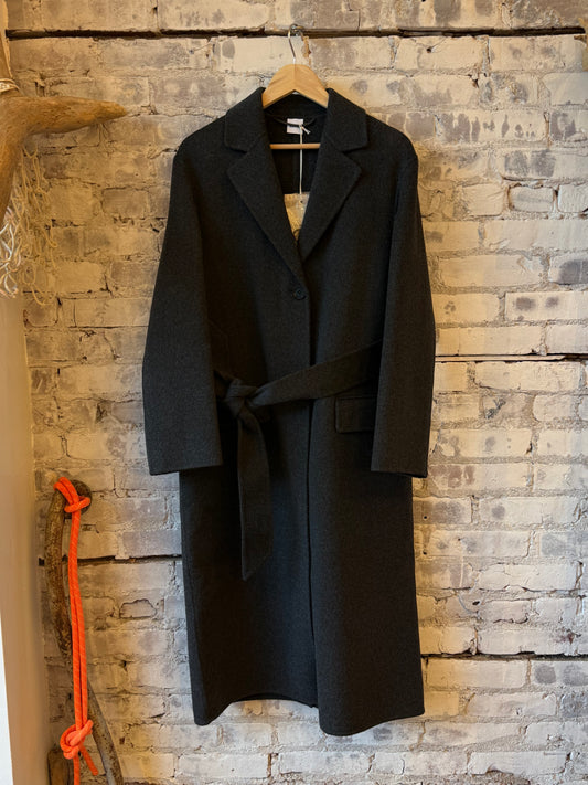 Double Wool Coat - Blue