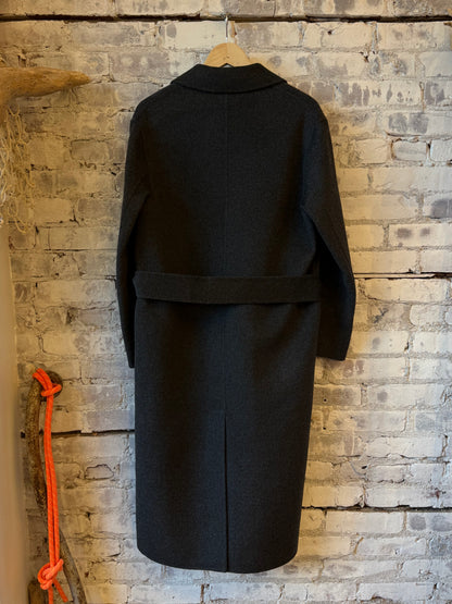 Double Wool Coat - Blue