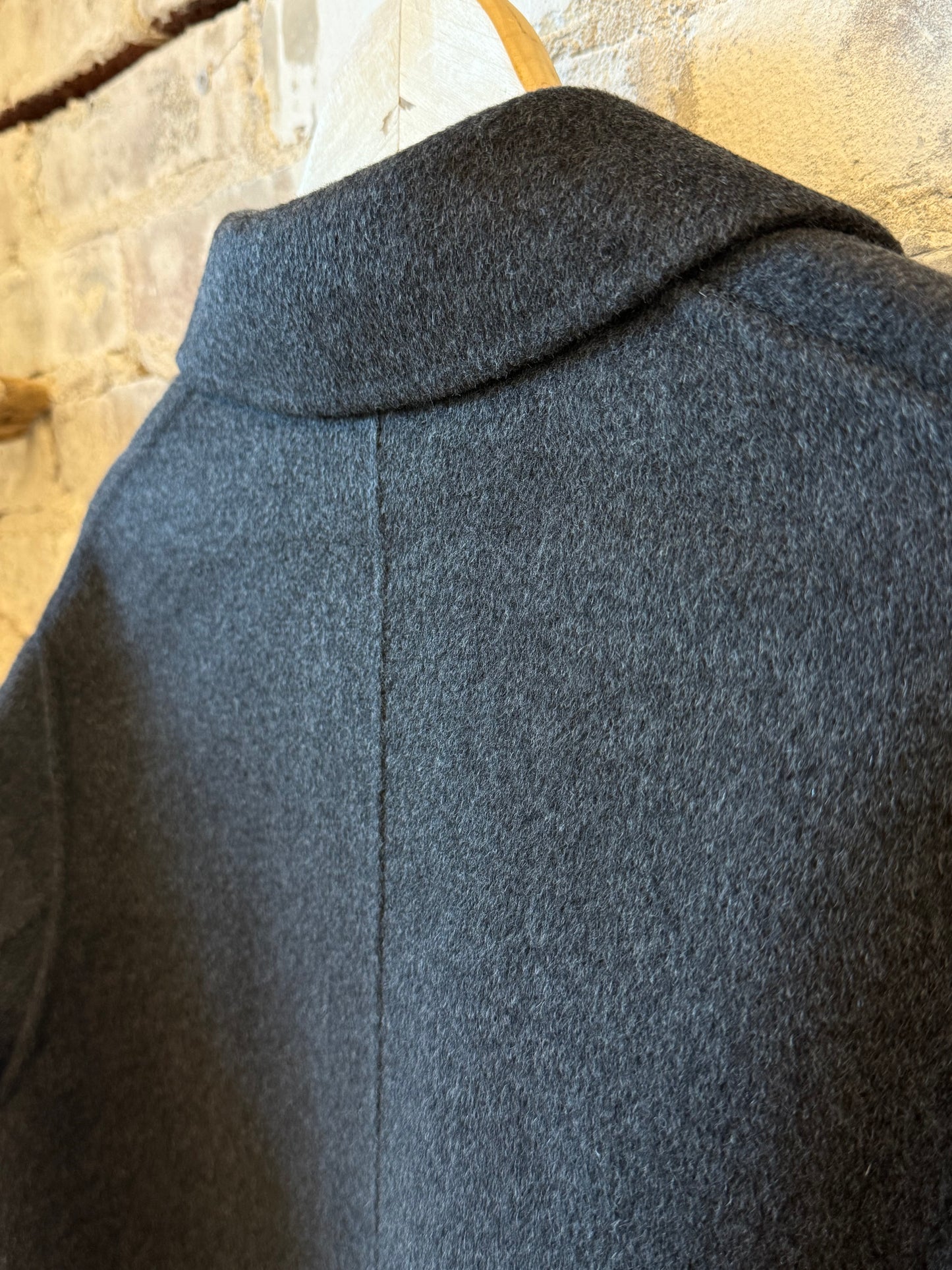 Double Wool Coat - Blue