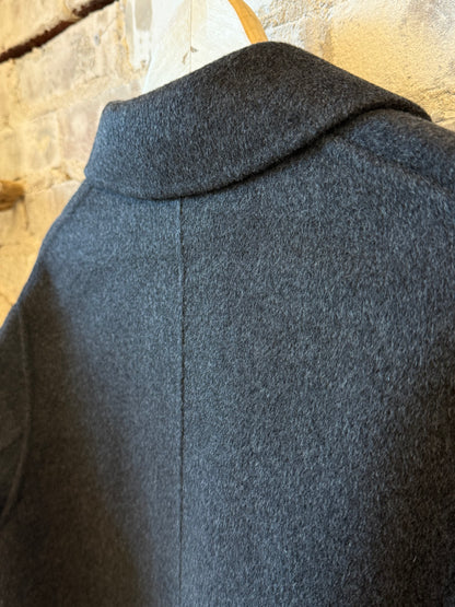 Double Wool Coat - Blue