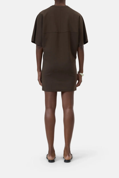 Closed Women's Deep Yoke Dress – Maple Brown Dark Slate Gray