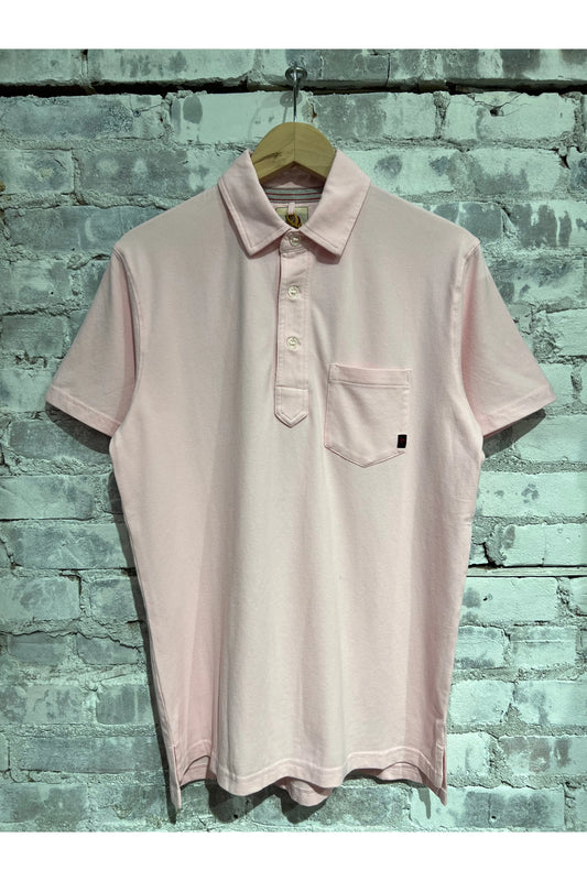 Pique Slot Polo - Pale Pink - DUNE + SALT