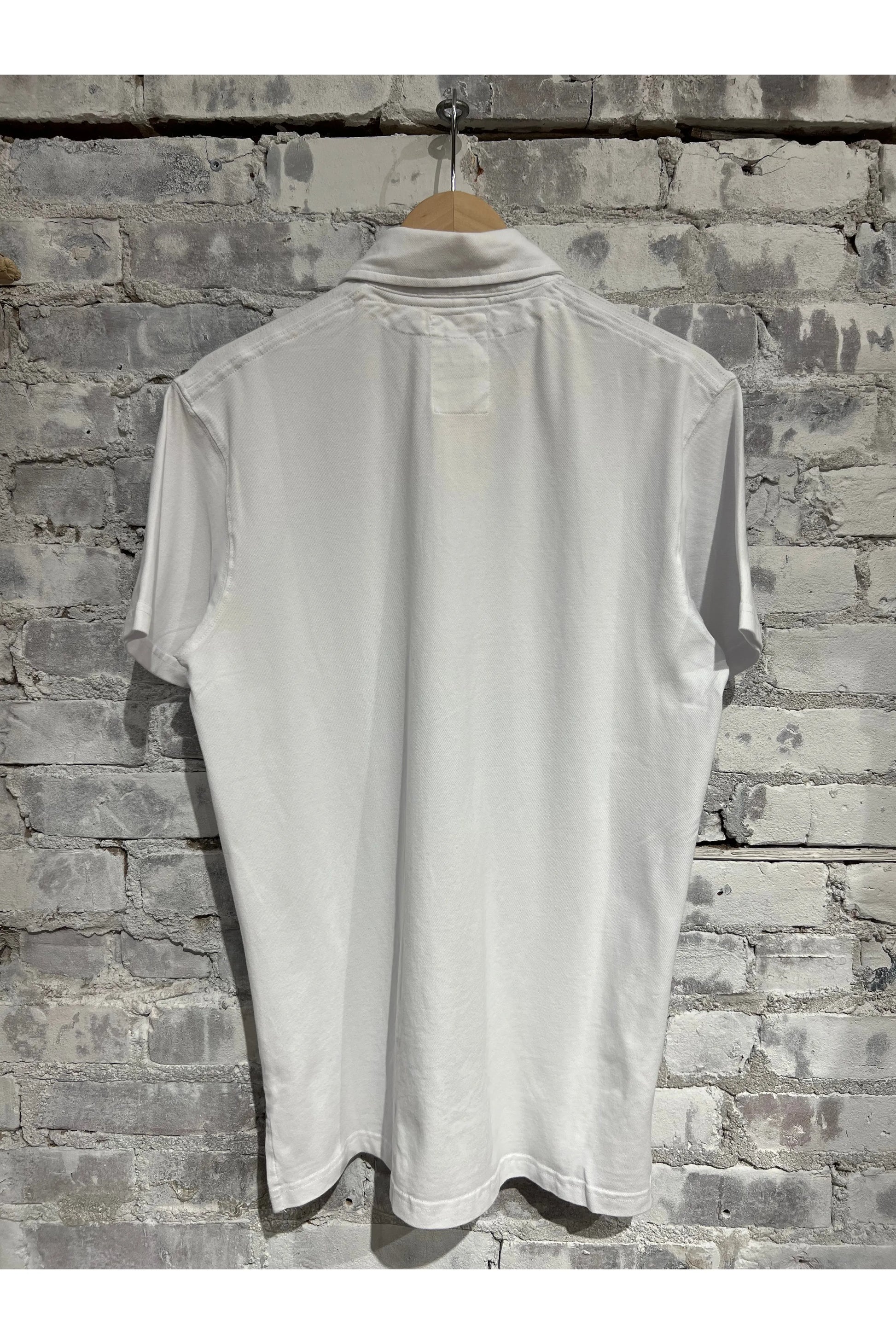 Pique Slot Polo - White - DUNE + SALT