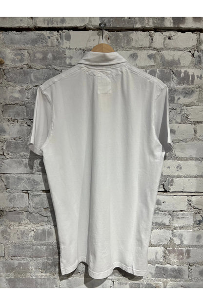 Pique Slot Polo - White - DUNE + SALT