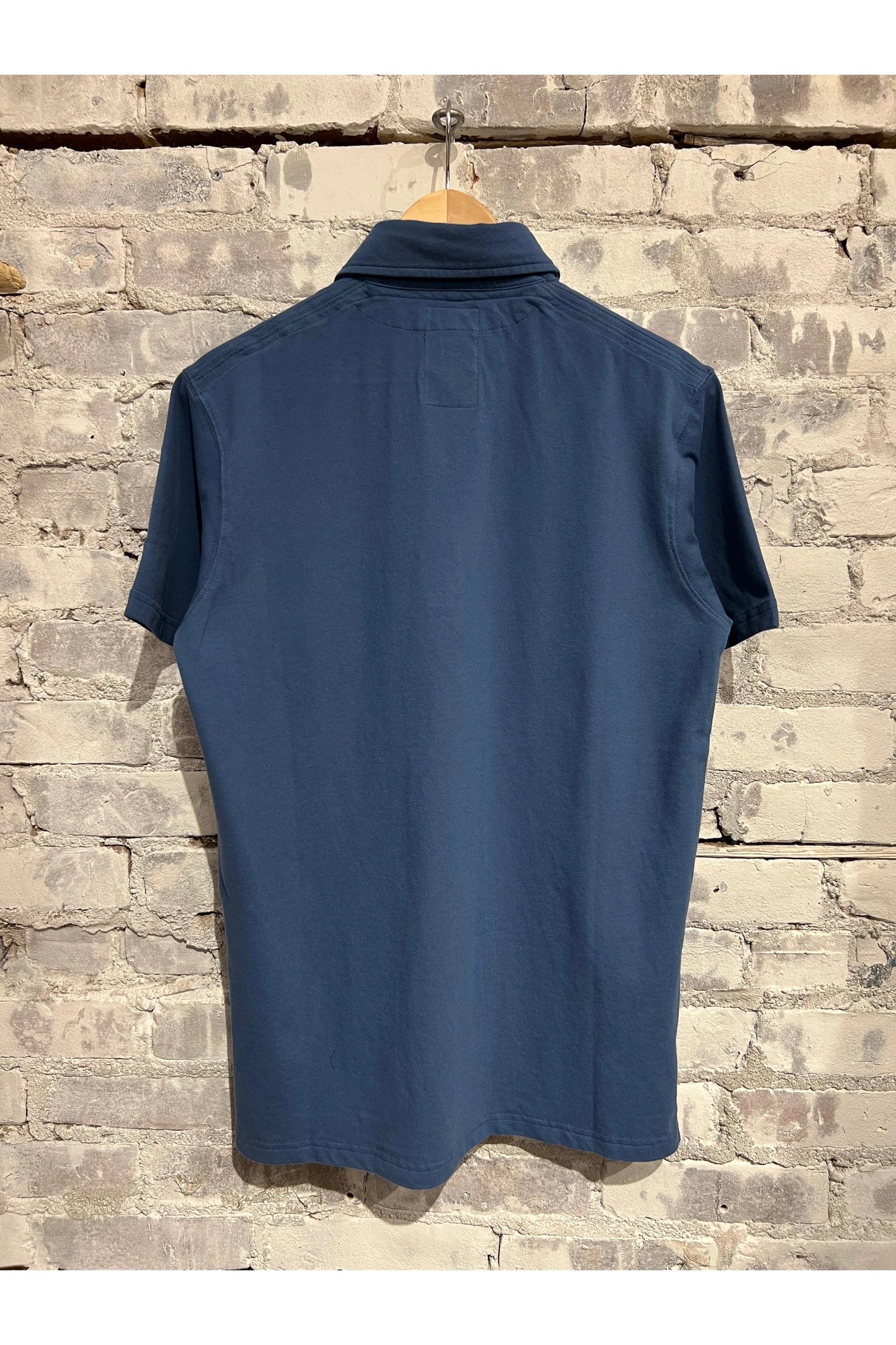 Pique Slot Polo - Marine Blue - DUNE + SALT