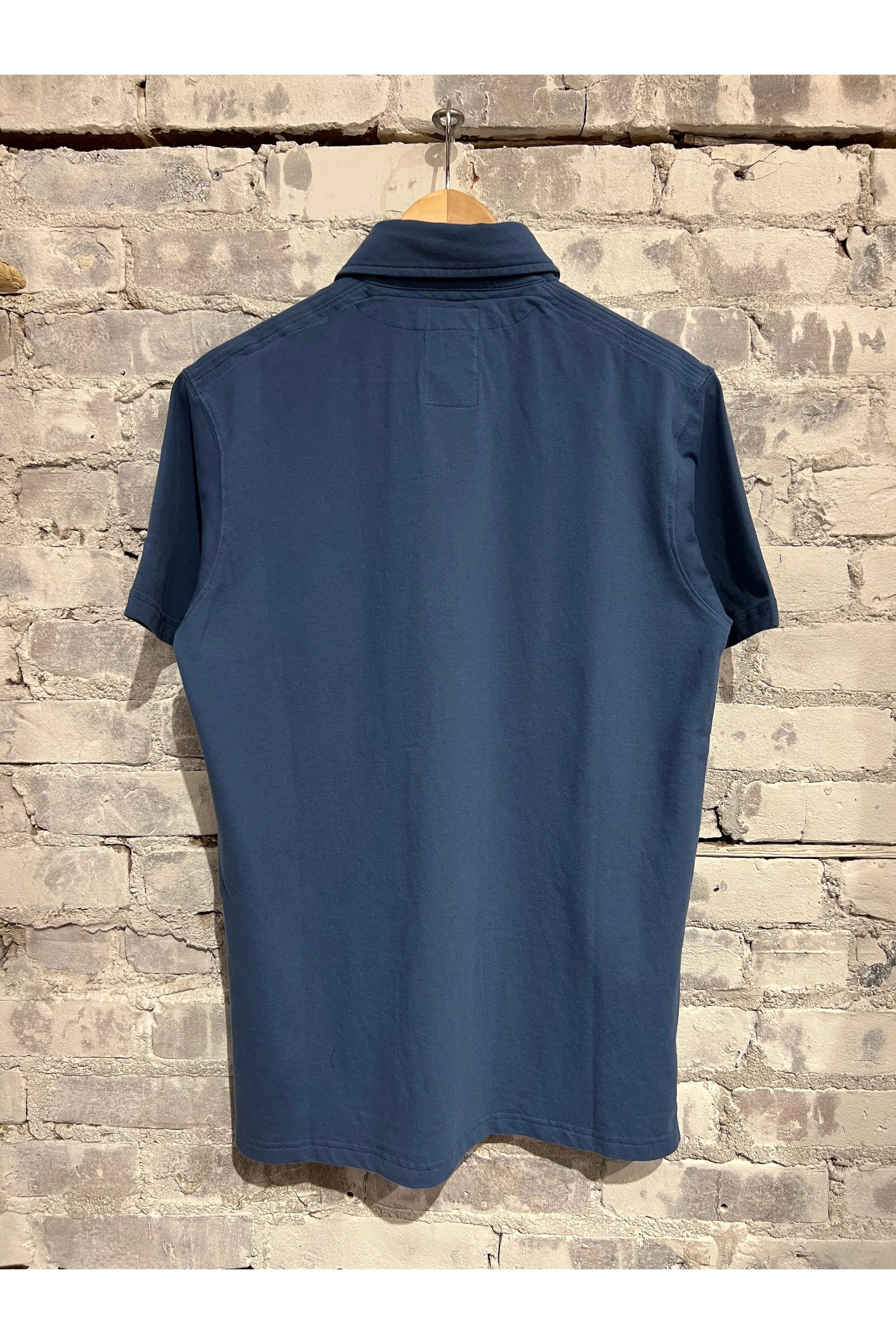 Pique Slot Polo - Marine Blue - DUNE + SALT