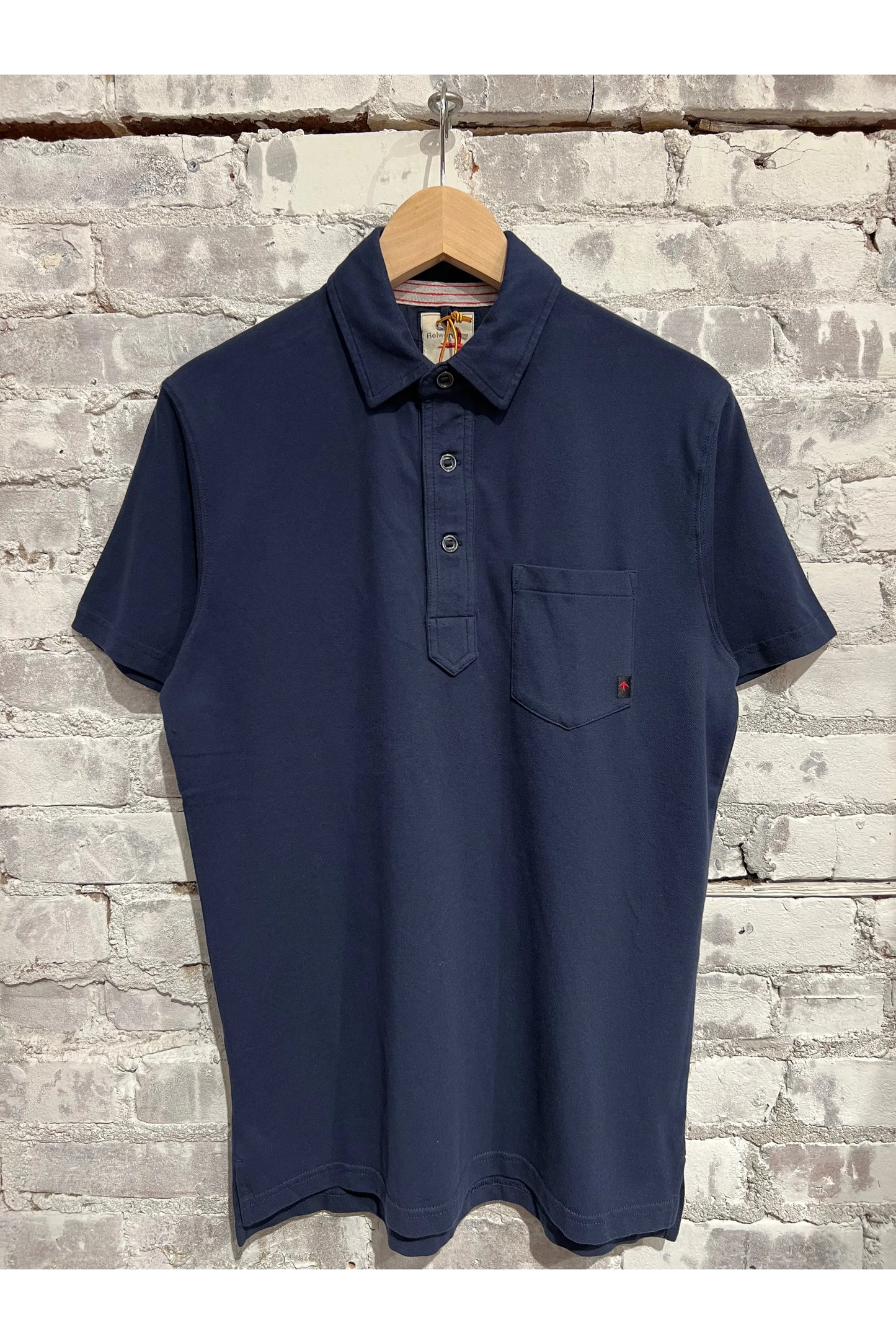 Pique Slot Polo - Navy - DUNE + SALT