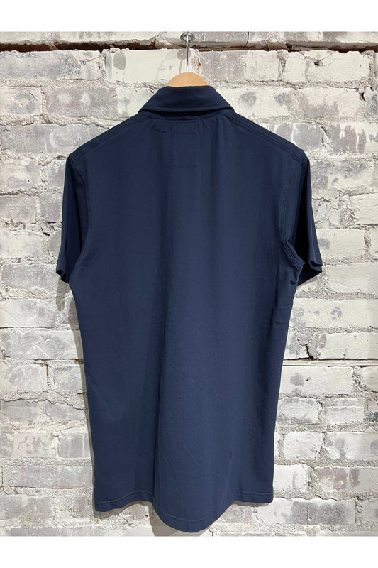Pique Slot Polo - Navy - DUNE + SALT