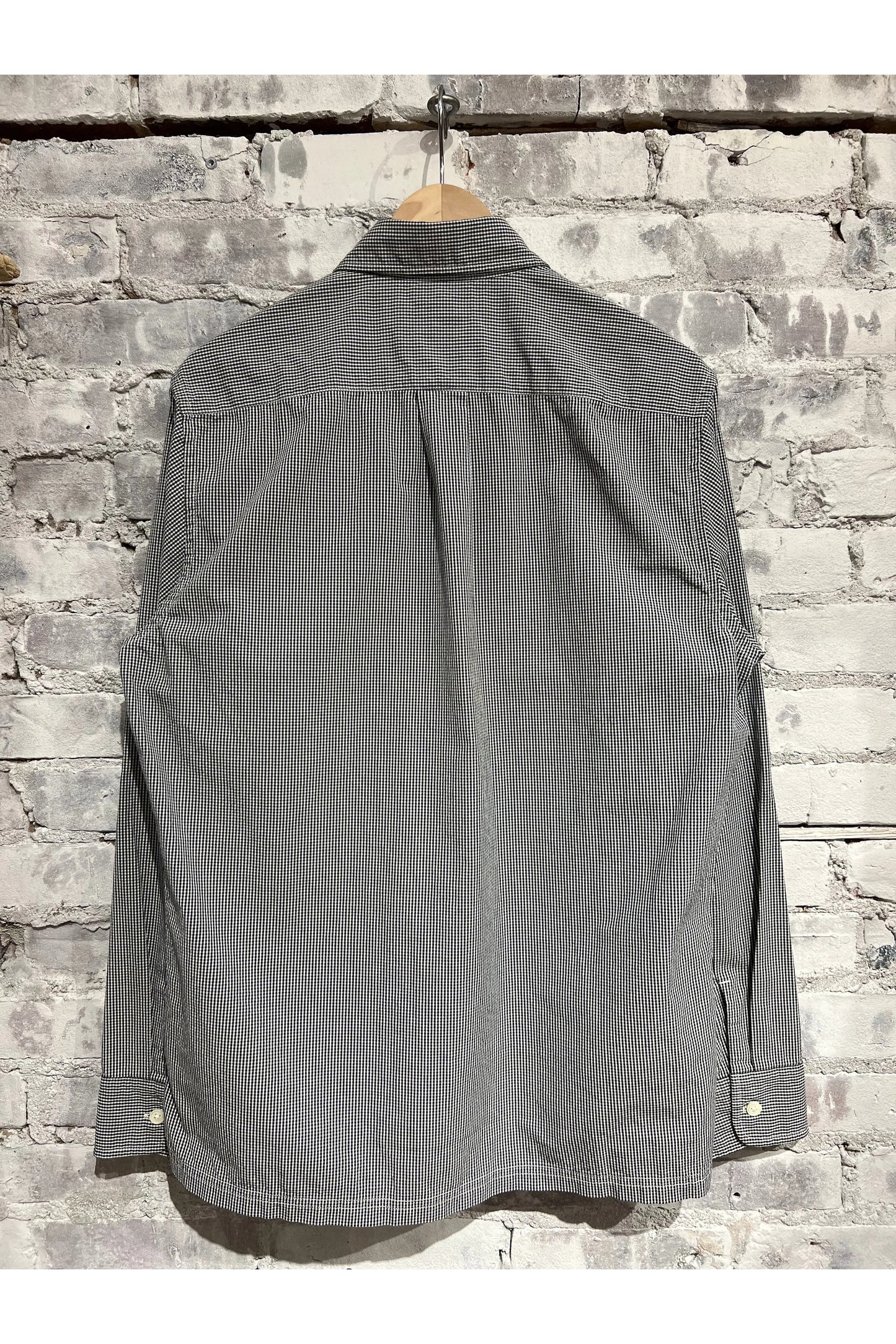 Seersucker Popover - Black/White Micro Check - DUNE + SALT