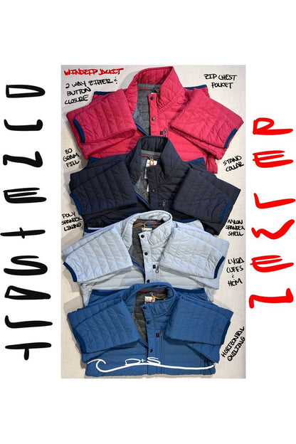 Windzip Jacket - Red Fade - DUNE + SALT