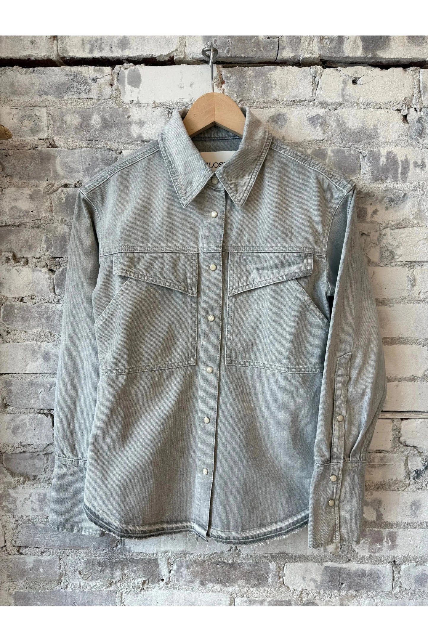 Denim Shirt - Light Grey - DUNE + SALT