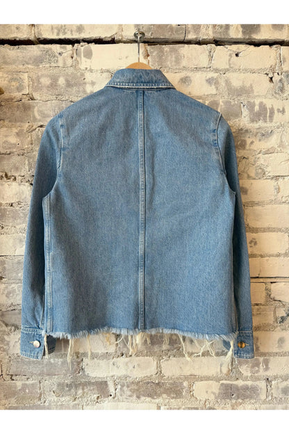 Denim Shirt Jacket - Light Blue - DUNE + SALT