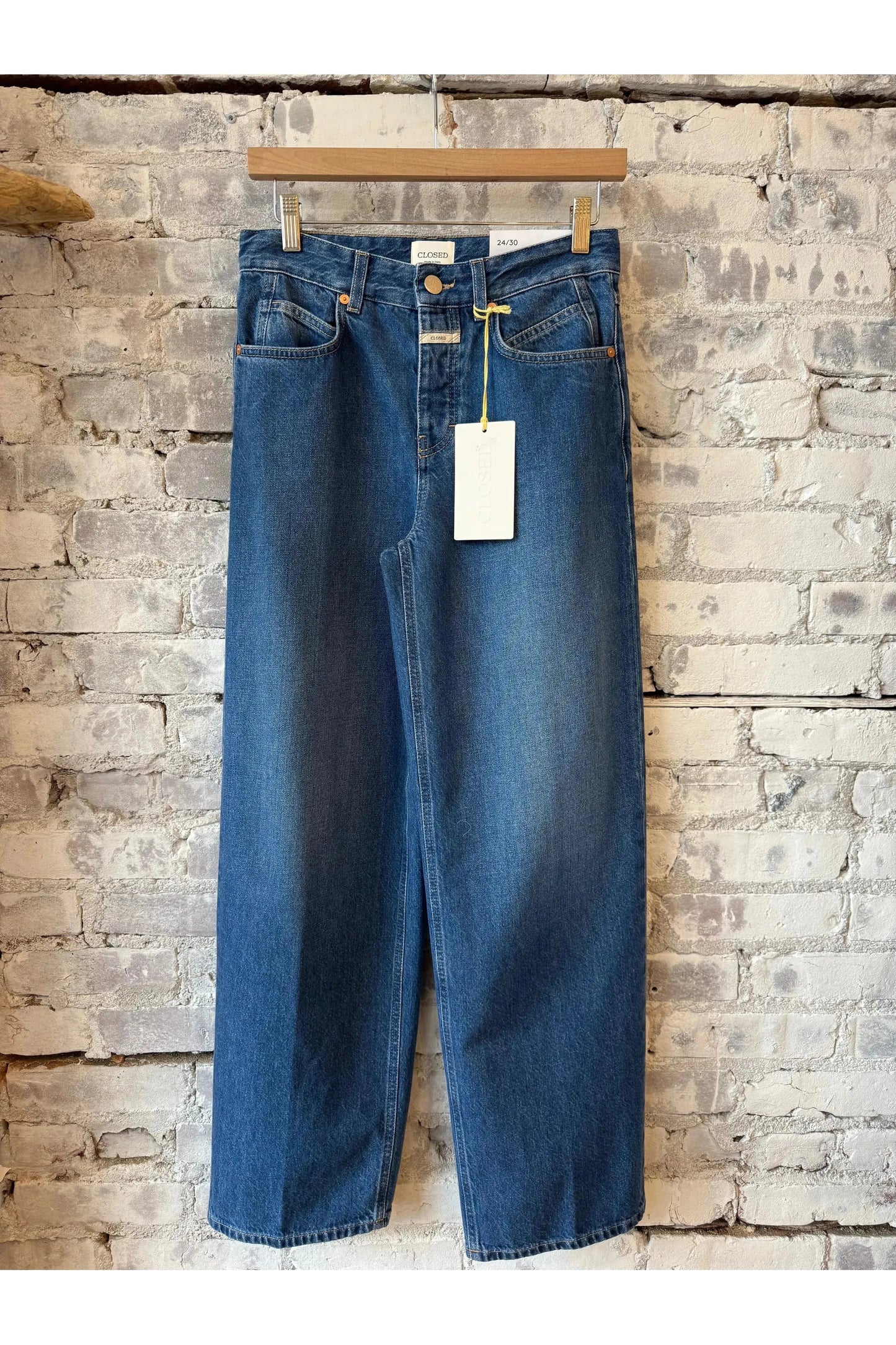 Nikka Wide Jean - Mid Blue - DUNE + SALT