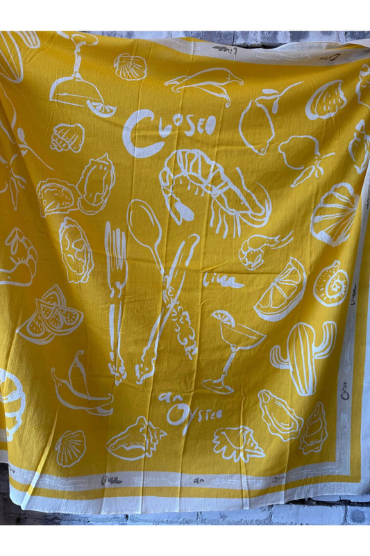 Cotton Scarf - Mango Yellow - DUNE + SALT