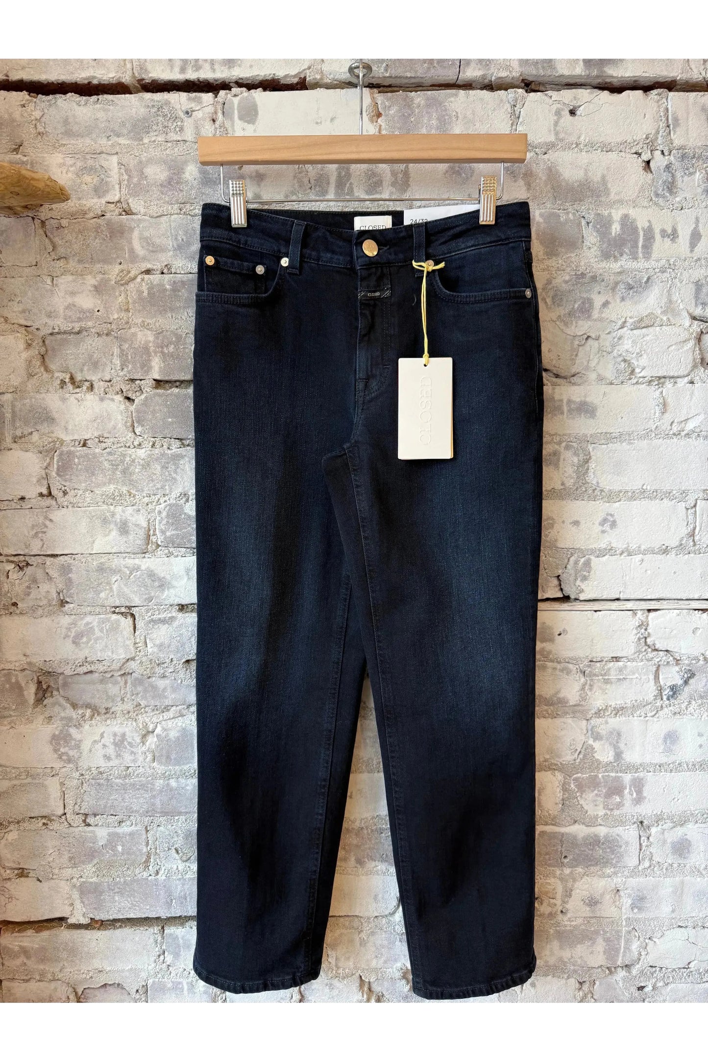 Milo Comfort Stretch Straight Jean - Blue/Black - DUNE + SALT