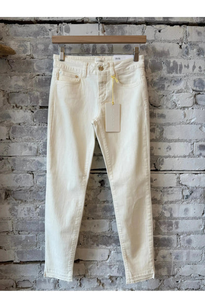 Baker Power Stretch Skinny Jeans - Ivory - DUNE + SALT