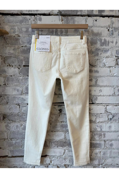 Baker Power Stretch Skinny Jeans - Ivory - DUNE + SALT