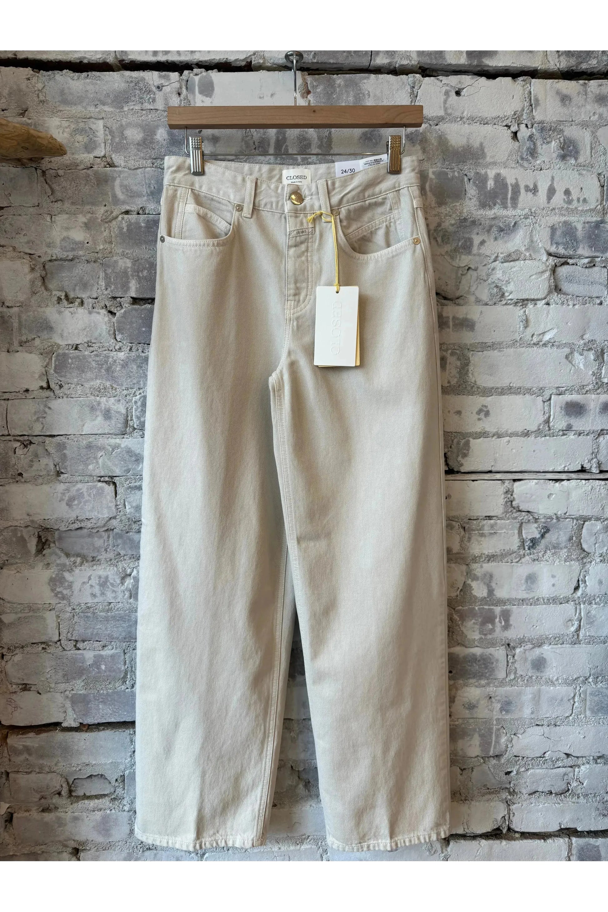 Nikka Wide Jean - Stone Beige - DUNE + SALT