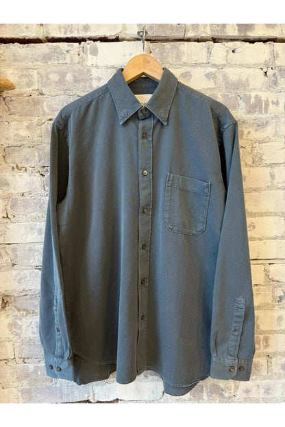 Formal Army Shirt - Graphite Blue - DUNE + SALT