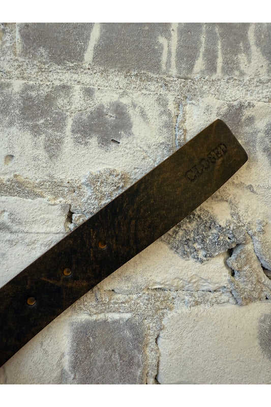 Leather Belt - Cacao Brown - DUNE + SALT