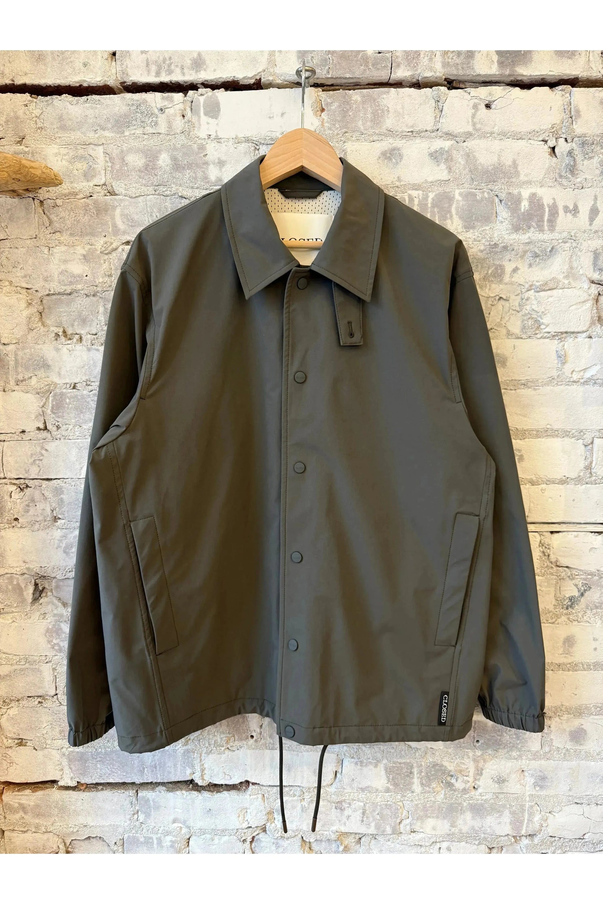 Polyester Coach Jacket - Pepper Grey - DUNE + SALT