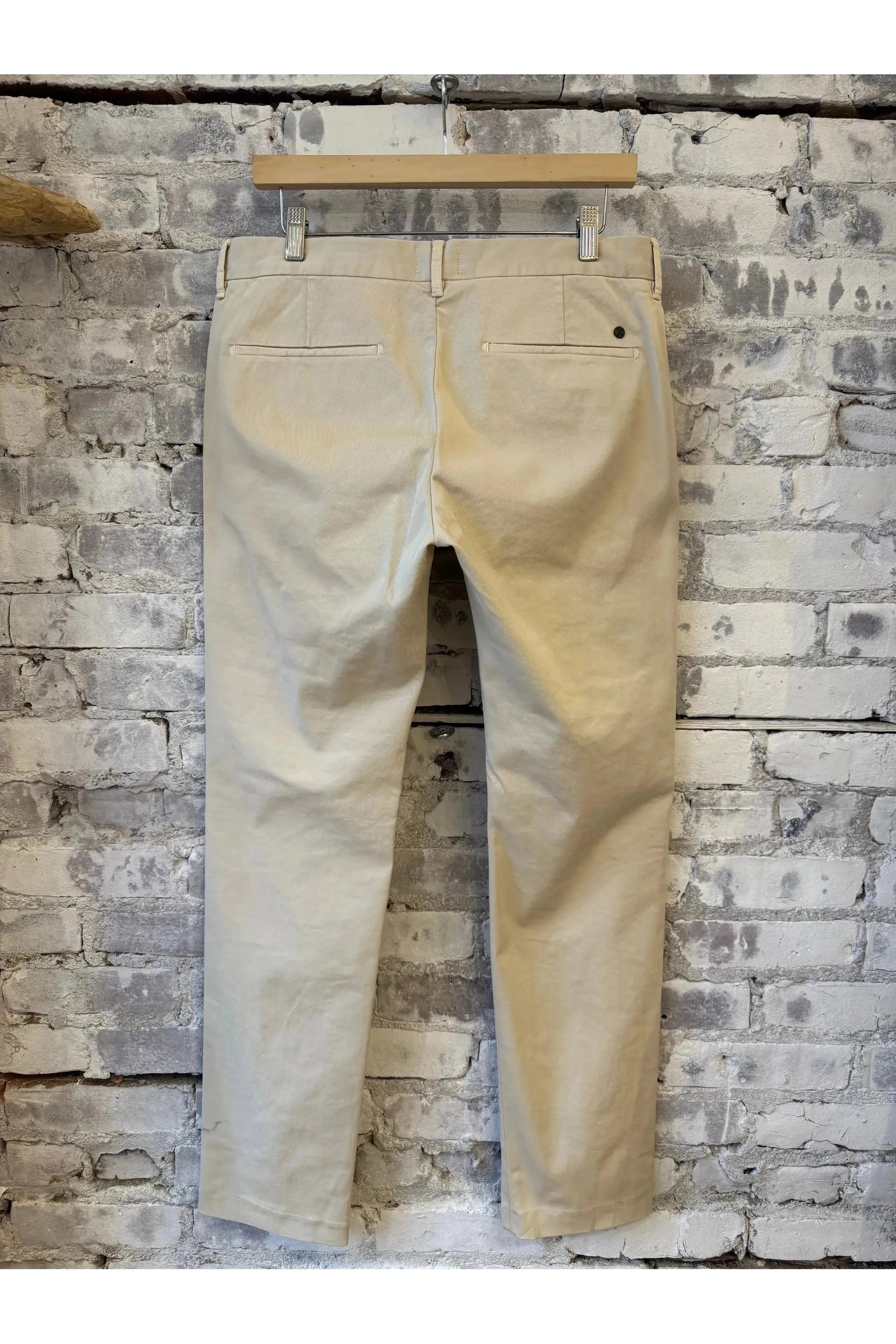 Clifton True Slim Pants - Lime Beige - DUNE + SALT