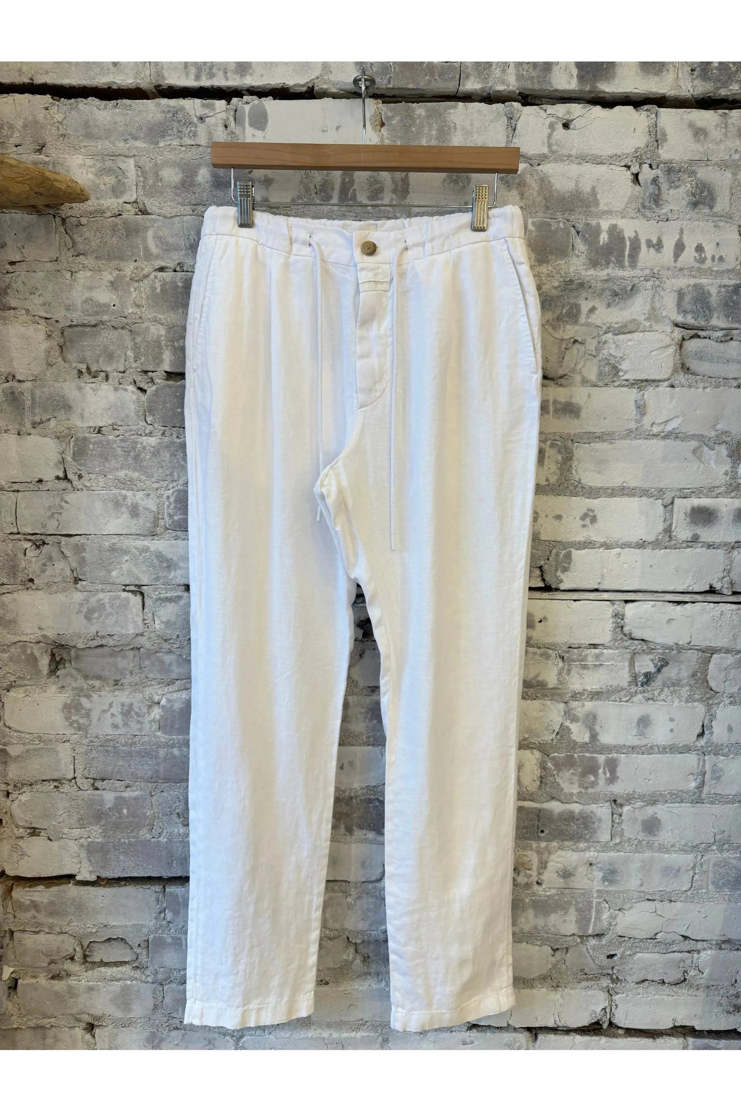 Vigo Tapered Regular Pant - White - DUNE + SALT