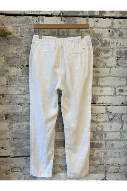 Vigo Tapered Regular Pant - White - DUNE + SALT