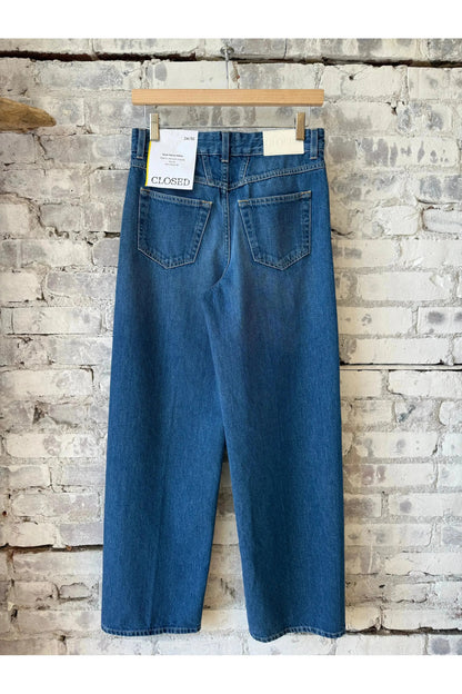 Nikka Wide Jeans - Mid Blue - DUNE + SALT