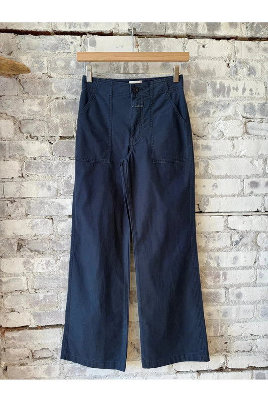 Aria Flared Chino Pant - Dark Night - DUNE + SALT