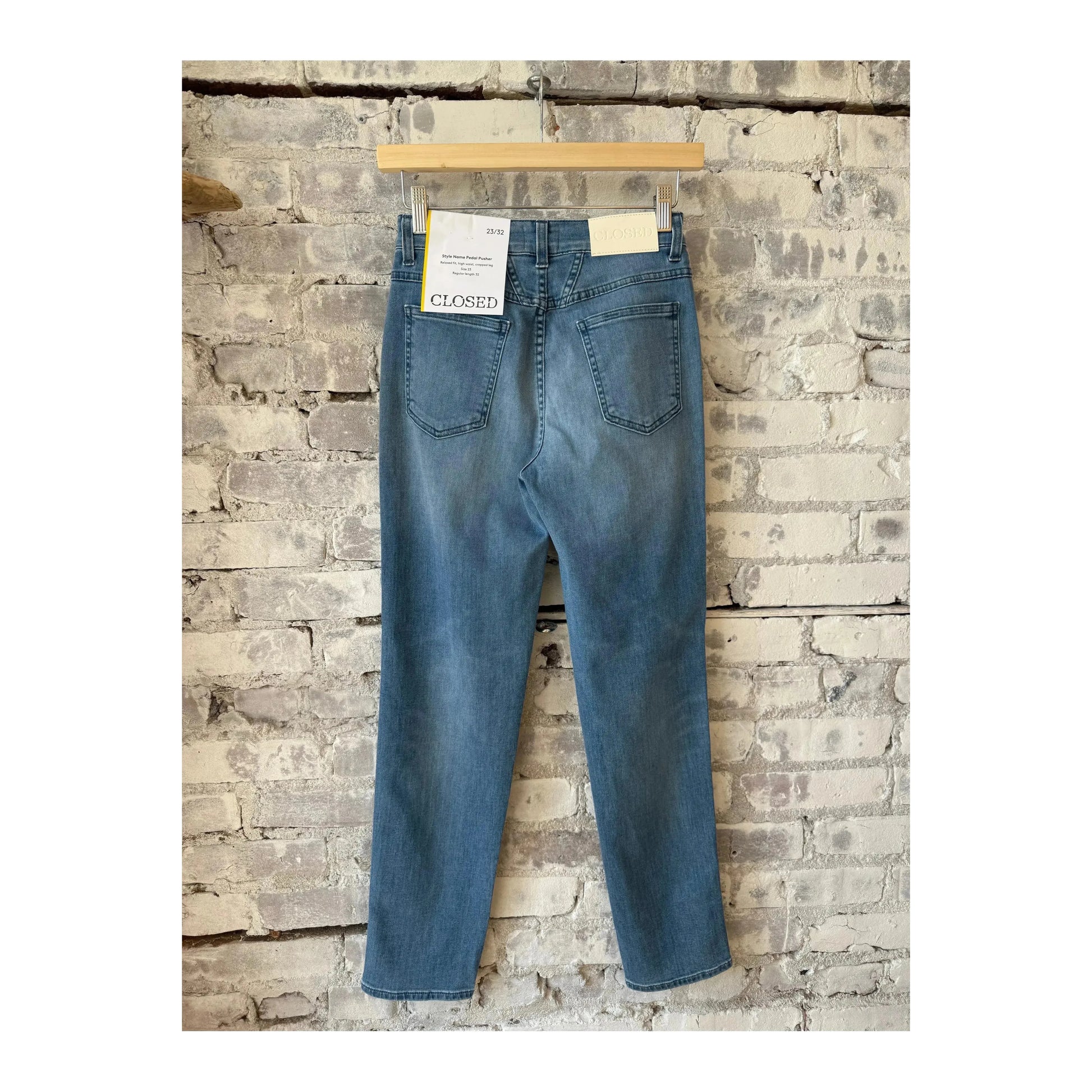 Pedal Pusher Relaxed Jean - Mid Blue
