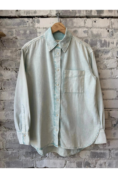 Denim Shirt - Washed Out Blue - DUNE + SALT