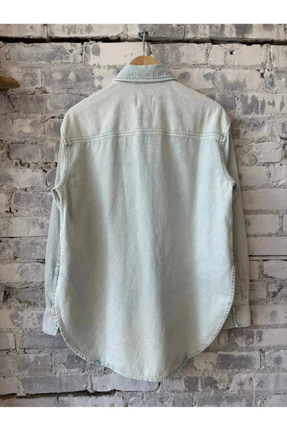Denim Shirt - Washed Out Blue - DUNE + SALT