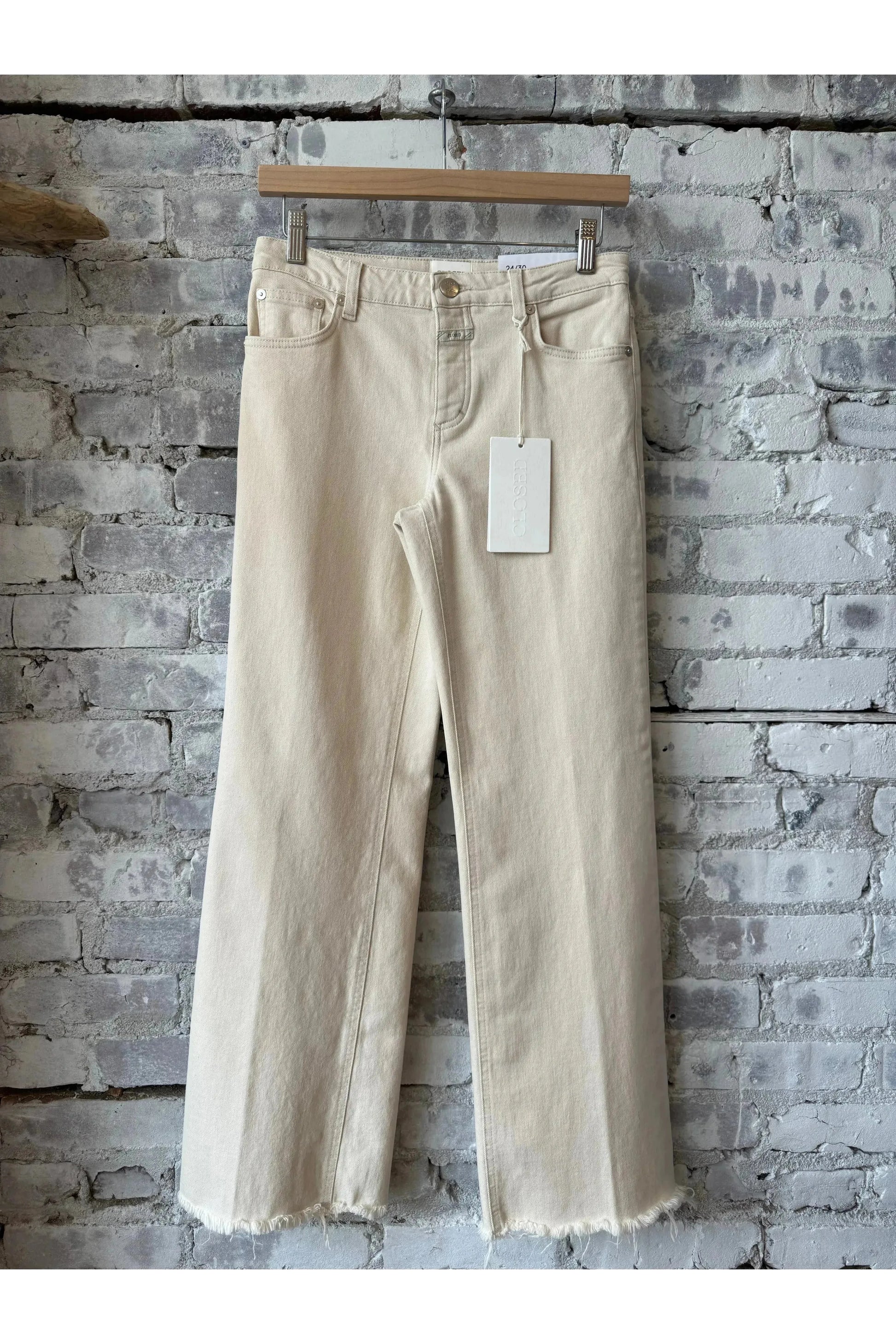 Gillan Comfort Stretch Jean - Ivory - DUNE + SALT