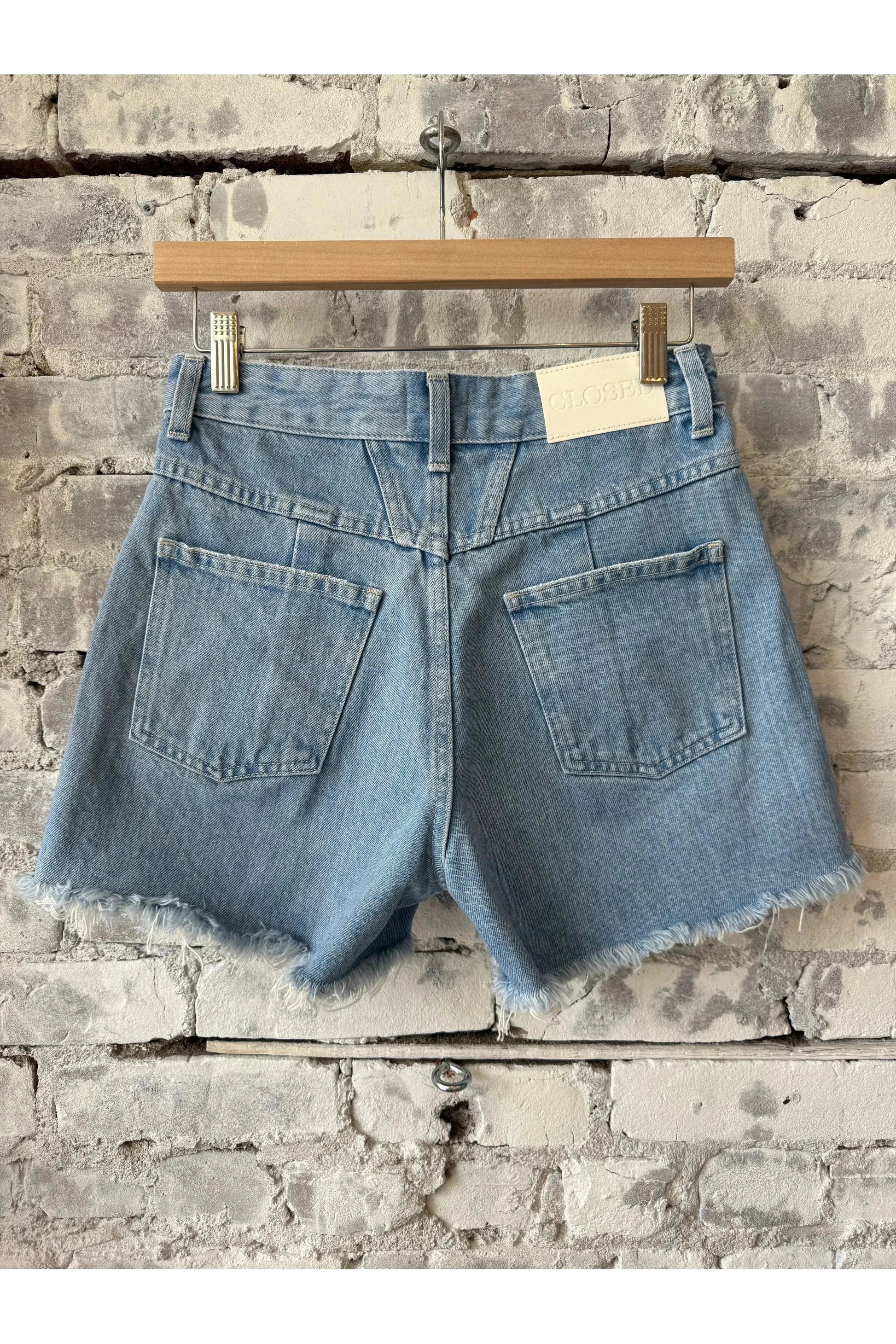 Jocy-X Denim Shorts - Light Blue - DUNE + SALT
