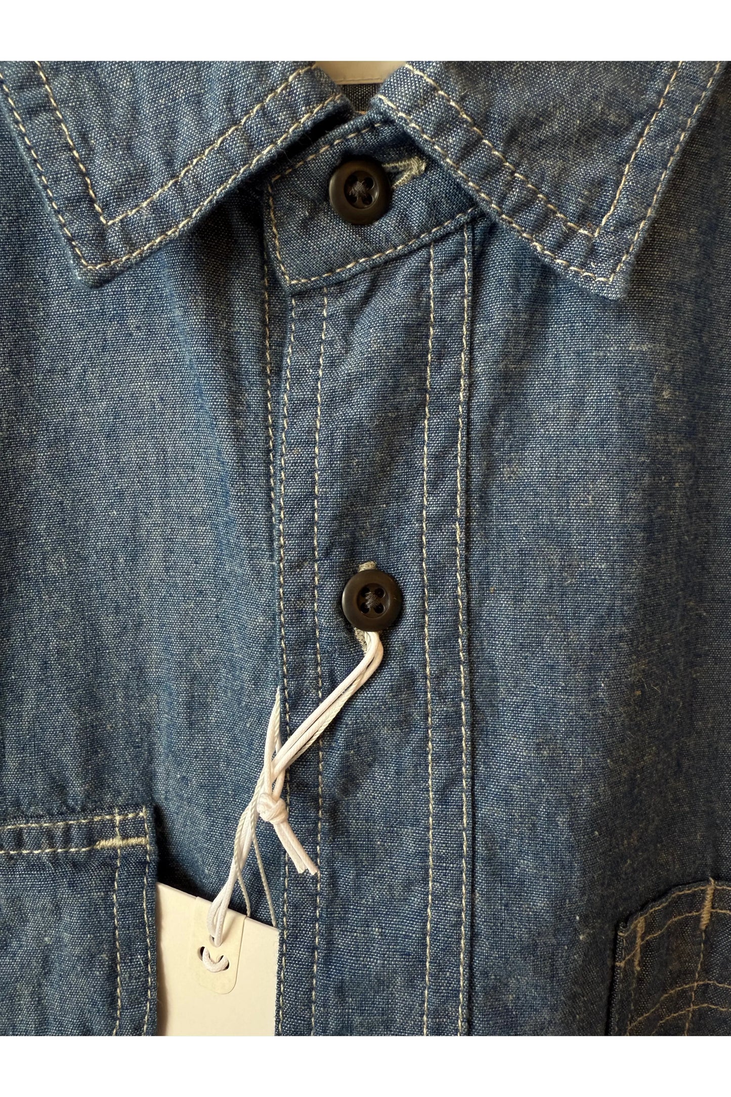 CO/LI Chambray Work Shirt - Navy - DUNE + SALT