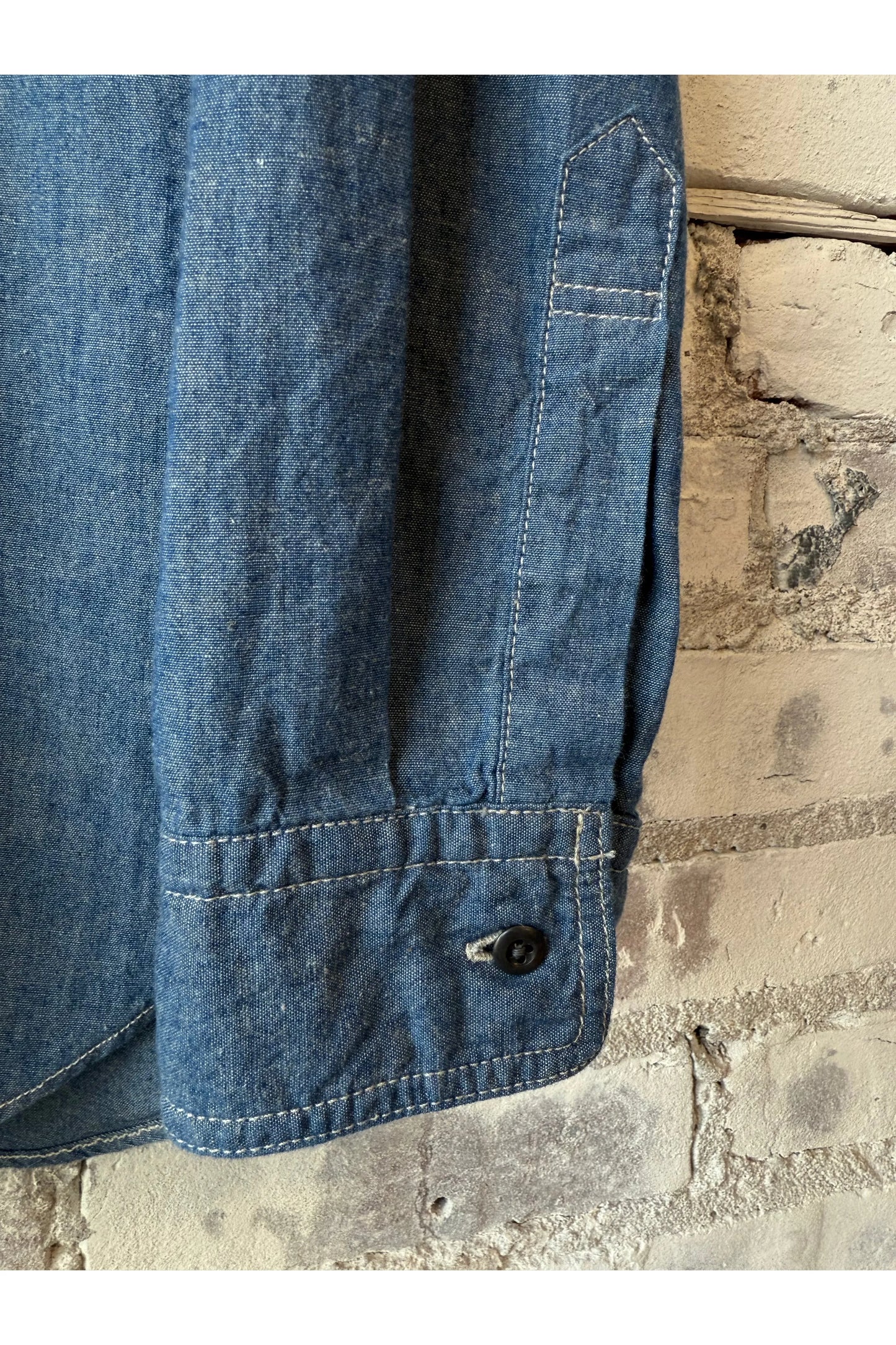 CO/LI Chambray Work Shirt - Navy - DUNE + SALT