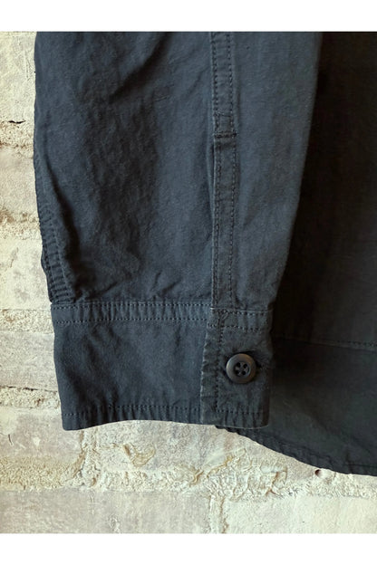 High Density CO/HEMP Shirt Jacket - Navy - DUNE + SALT