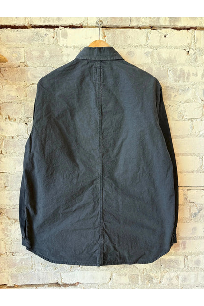 High Density CO/HEMP Shirt Jacket - Navy - DUNE + SALT