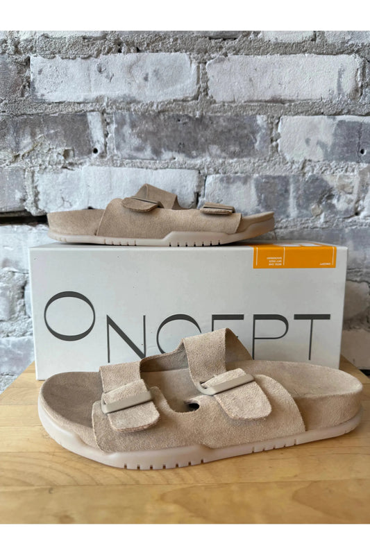 Savannah Hydro-Suede Slide - Sand Castle - DUNE + SALT