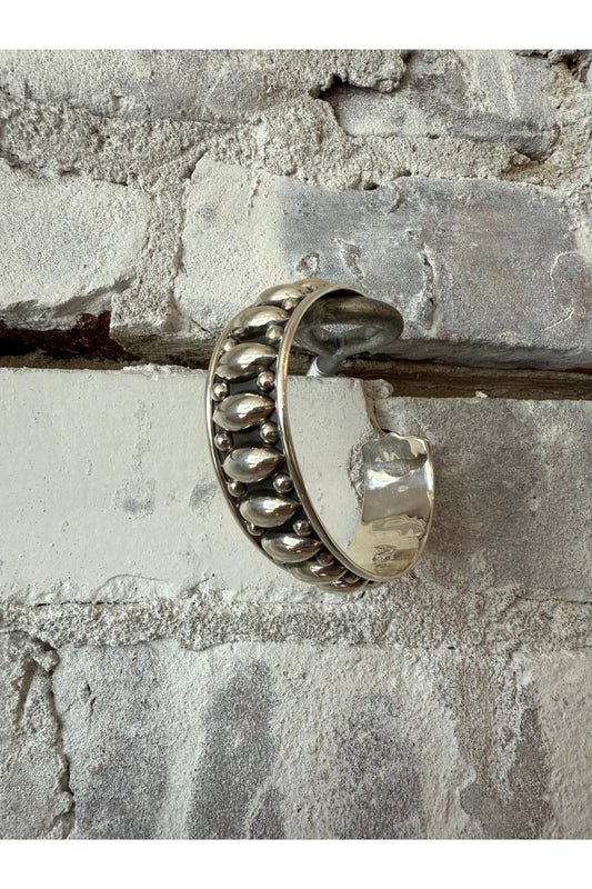 Western Sterling Silver Oxidized Cuff - DUNE + SALT