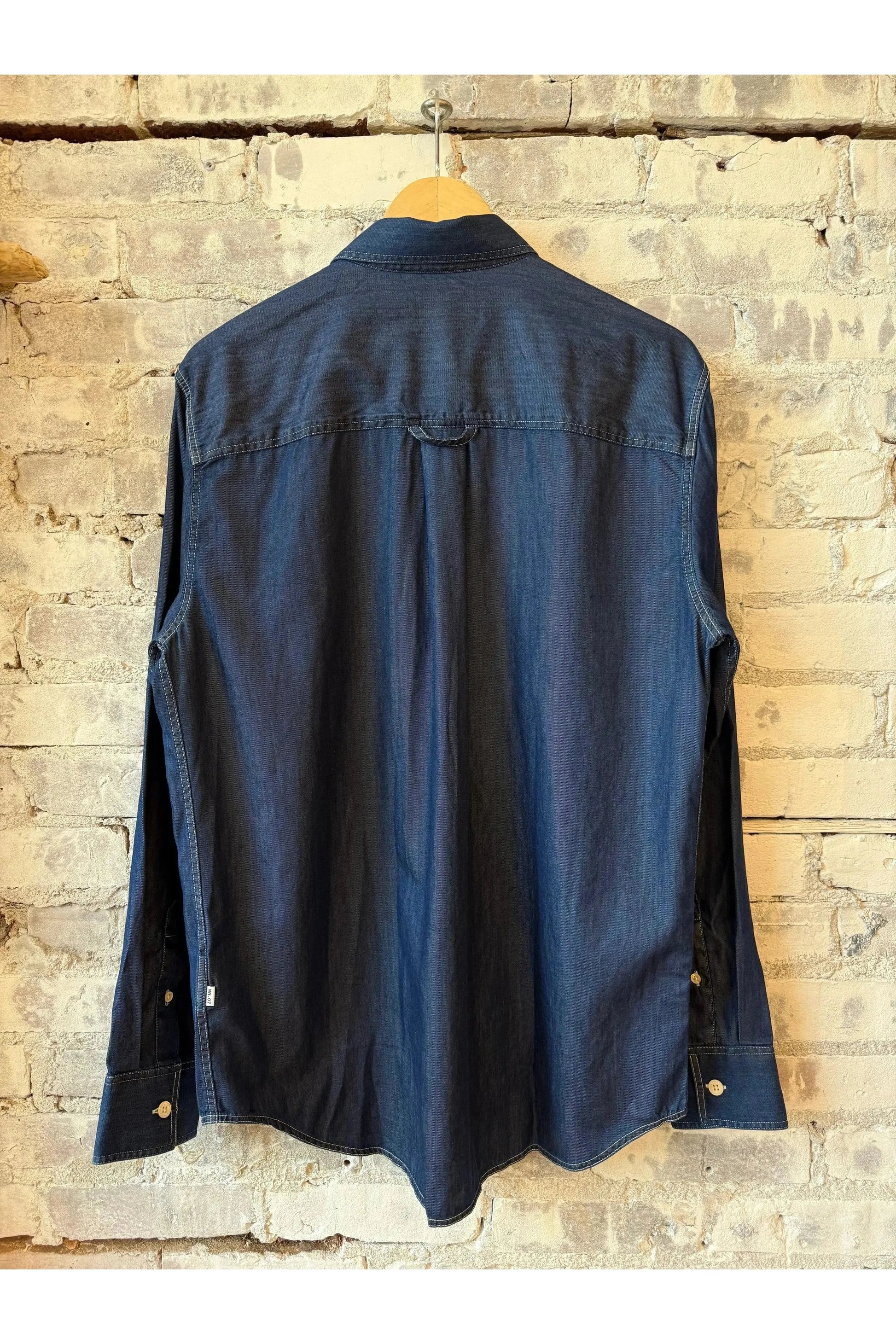Colby Denim Shirt - Medium Indigo - DUNE + SALT