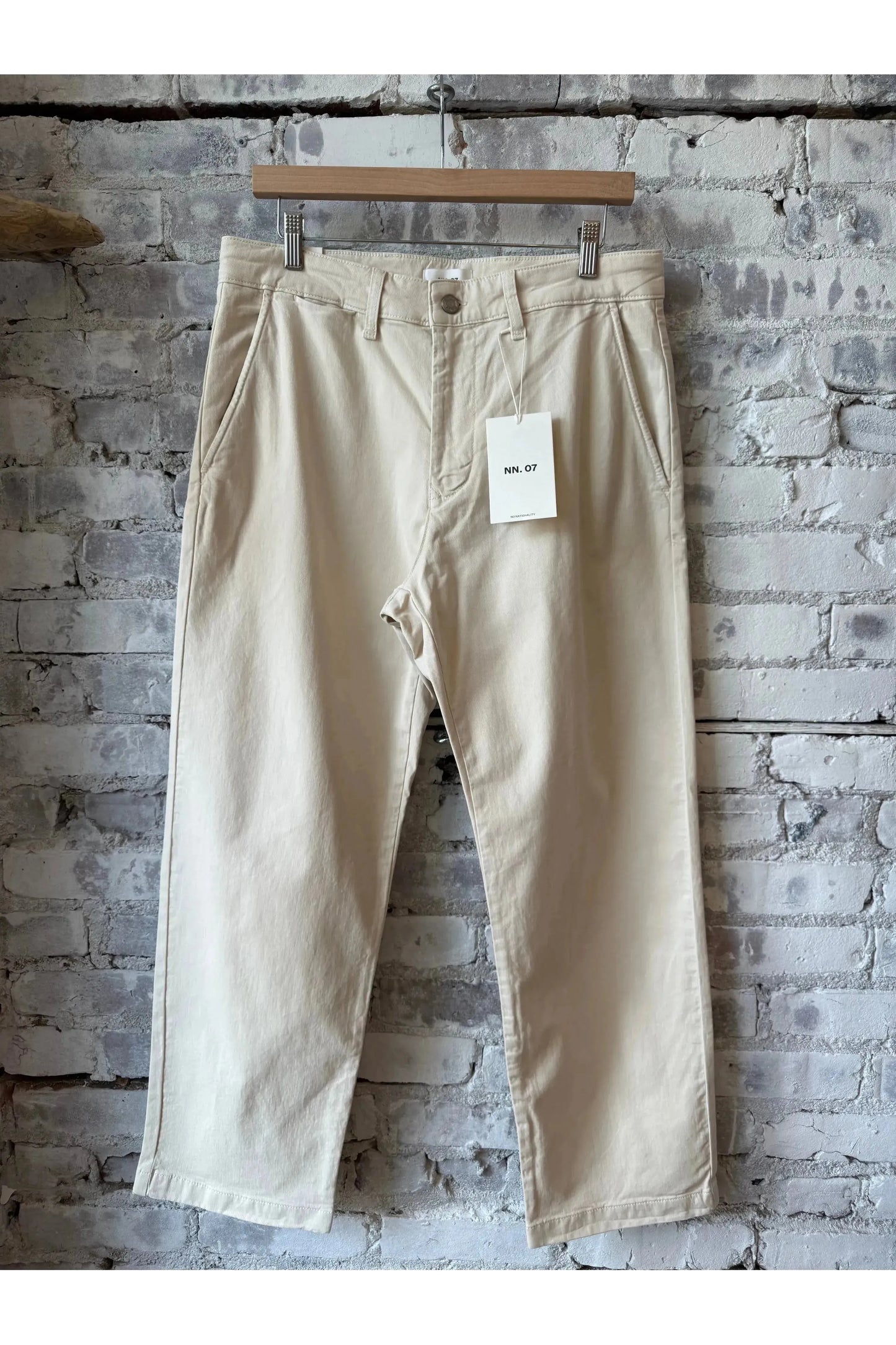 Aden Regular Fit Chino - Ivory - DUNE + SALT