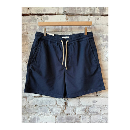 Gregor Lyocell Blend Shorts - Navy Blue - DUNE + SALT