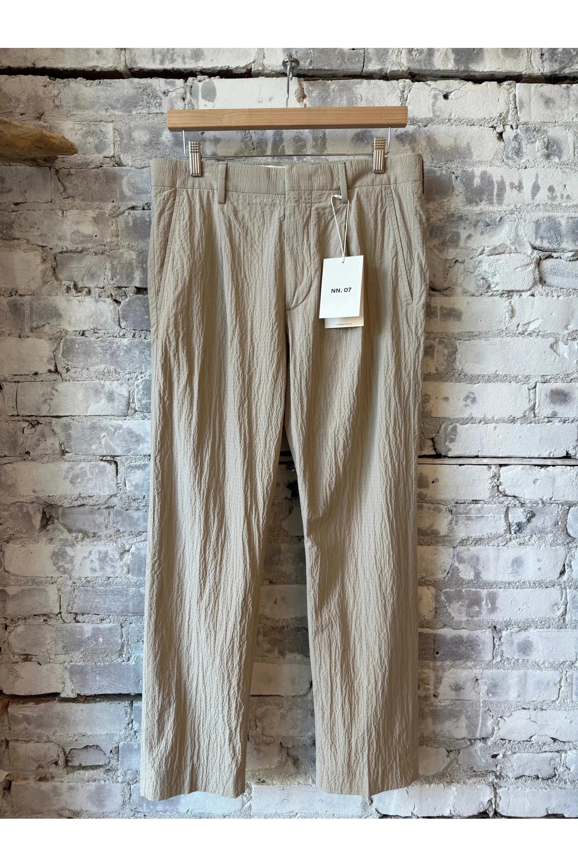 Bill Seersucker Trouser - Fog - DUNE + SALT