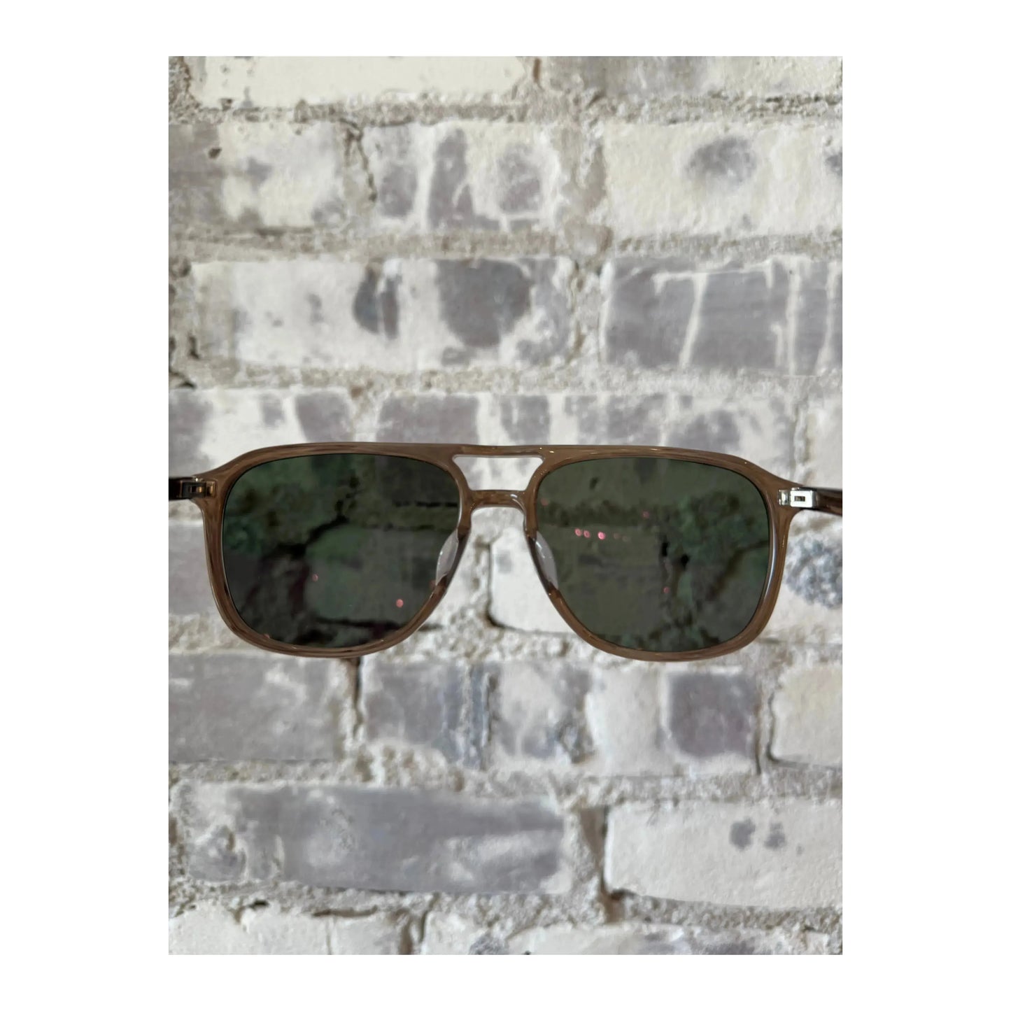 Gyalis Navigator Sunglasses - Tabac/Green Smoke - DUNE + SALT