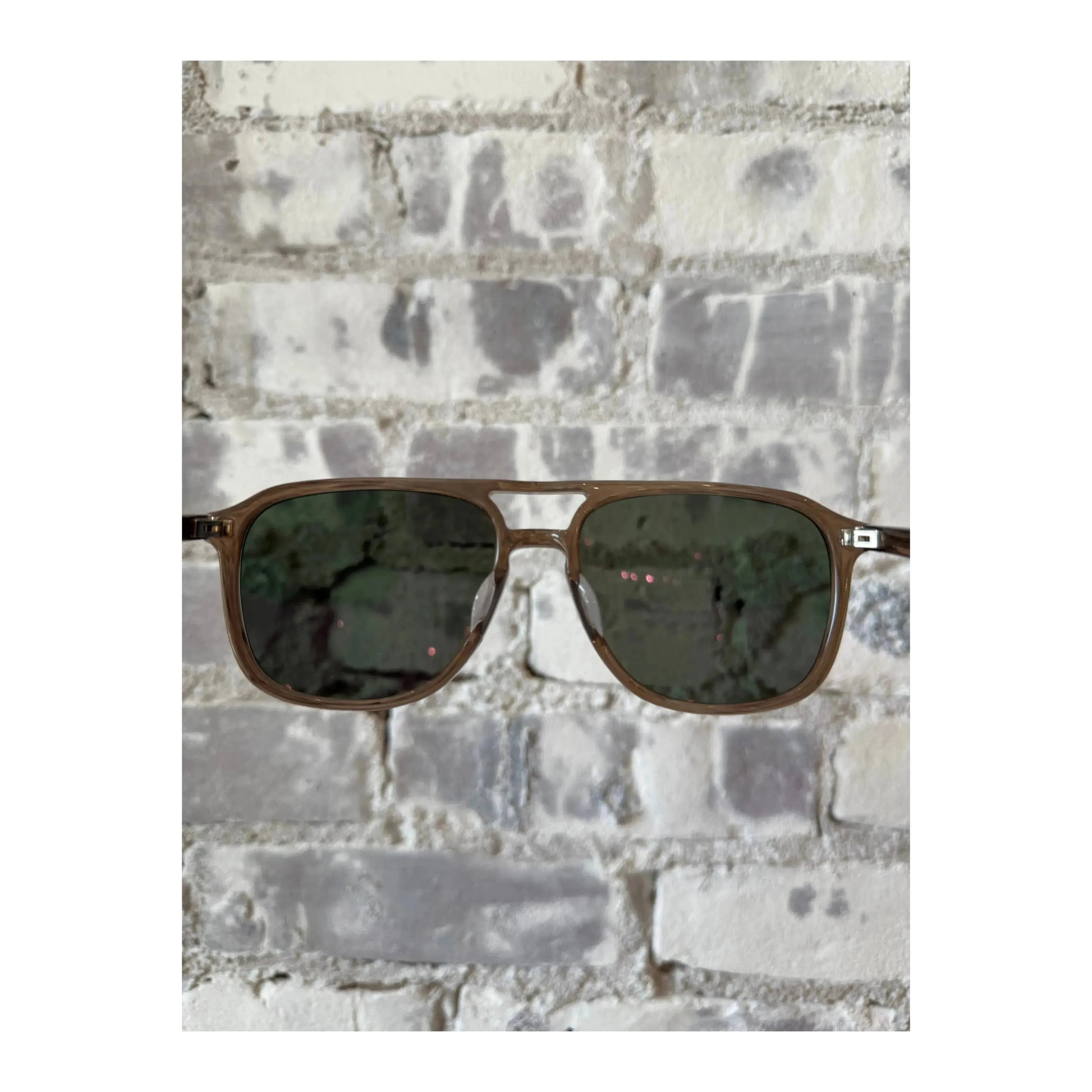 Gyalis Navigator Sunglasses - Tabac/Green Smoke - DUNE + SALT